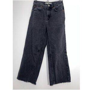 Topshop moto boyfriend washed black jeans W25/L32